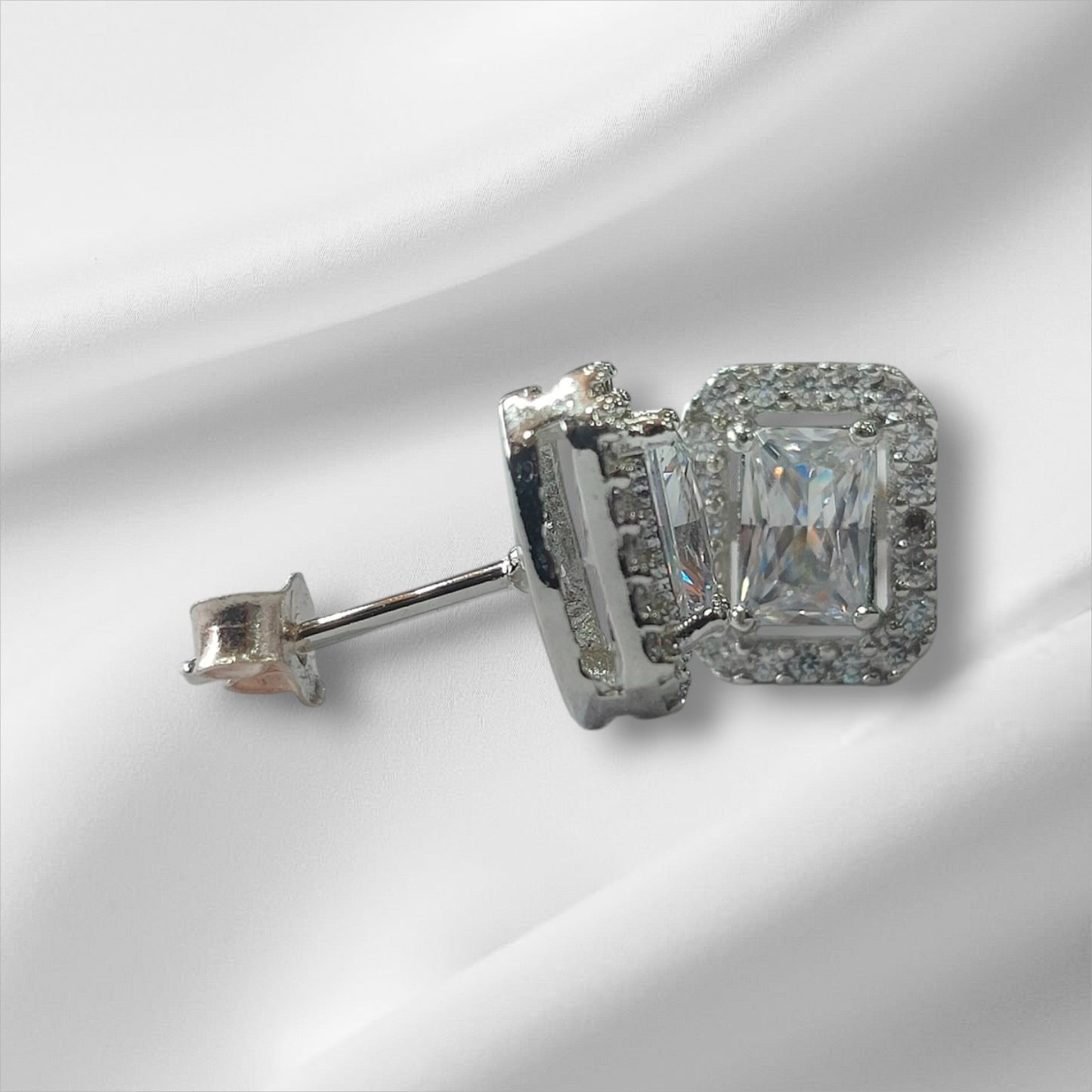 Luminous Halo Platinum Plated Silver Set