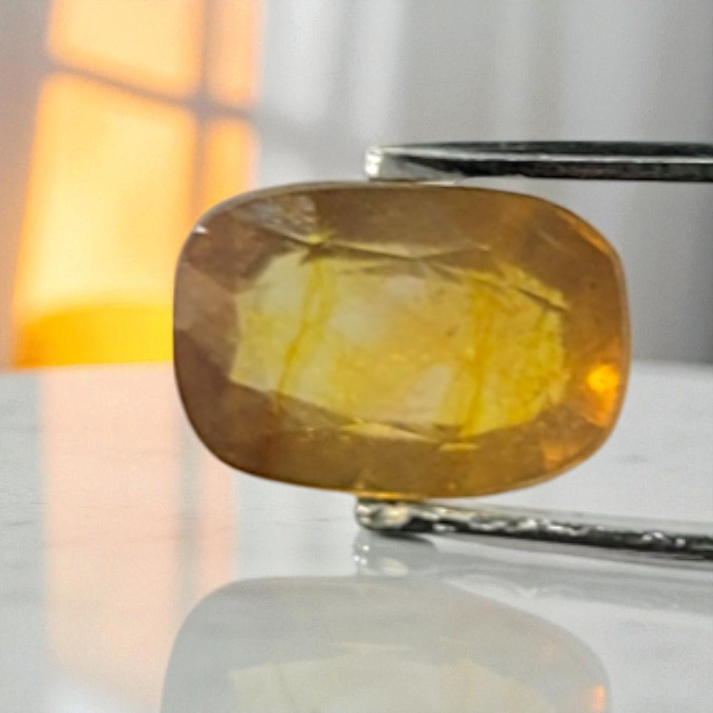 Natural Yellow Sapphire (Pukhraj) – 4.00 Carat | Oval Cut