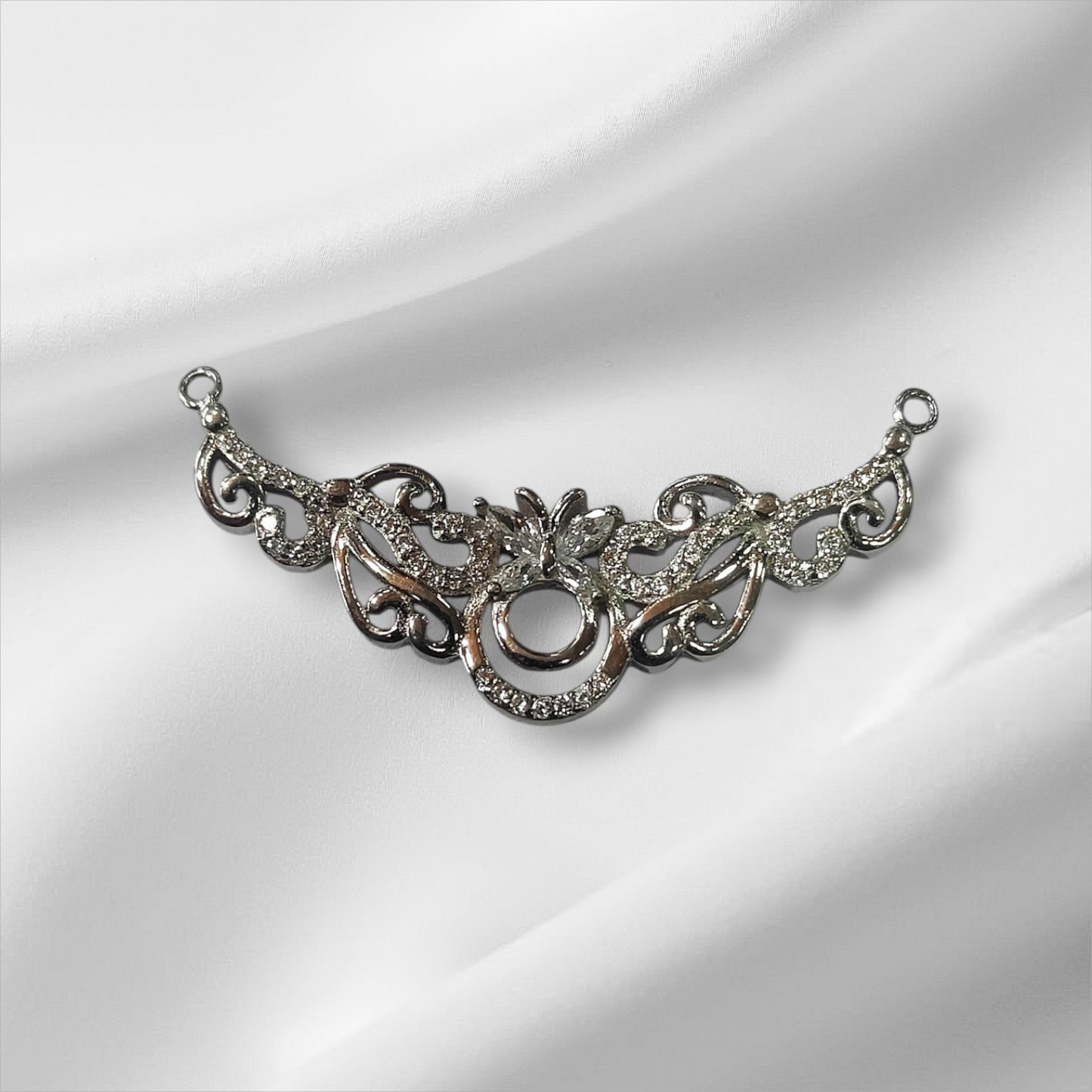 Celestial Vine Platinum Plated Silver Pendant