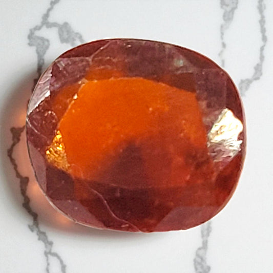 Hessonite Garnet (Gomed) – 3.2 Carat