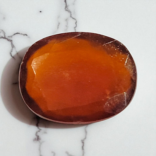 Hessonite Garnet (Gomed) – 7.2 Carat