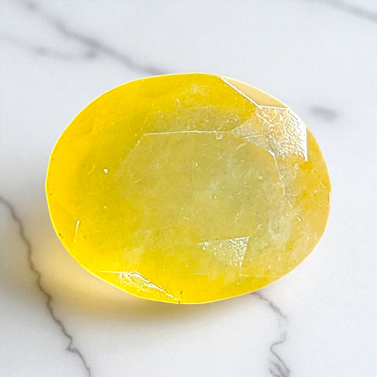 Yellow Sapphire (Pukhraj) – 7.9 Carat