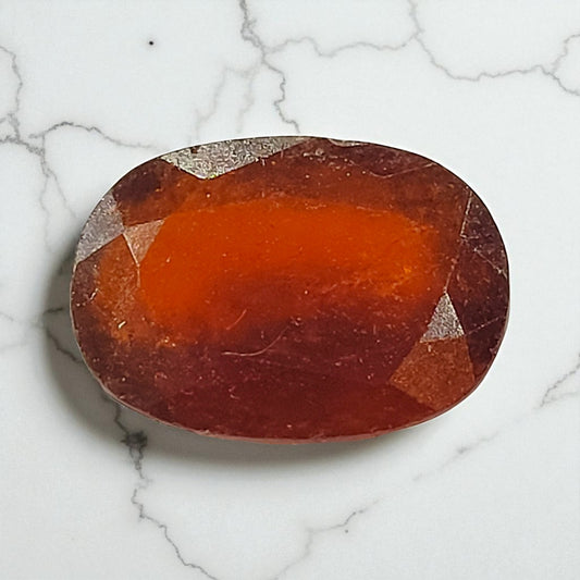 Hessonite Garnet (Gomed) – 8.1 Carat