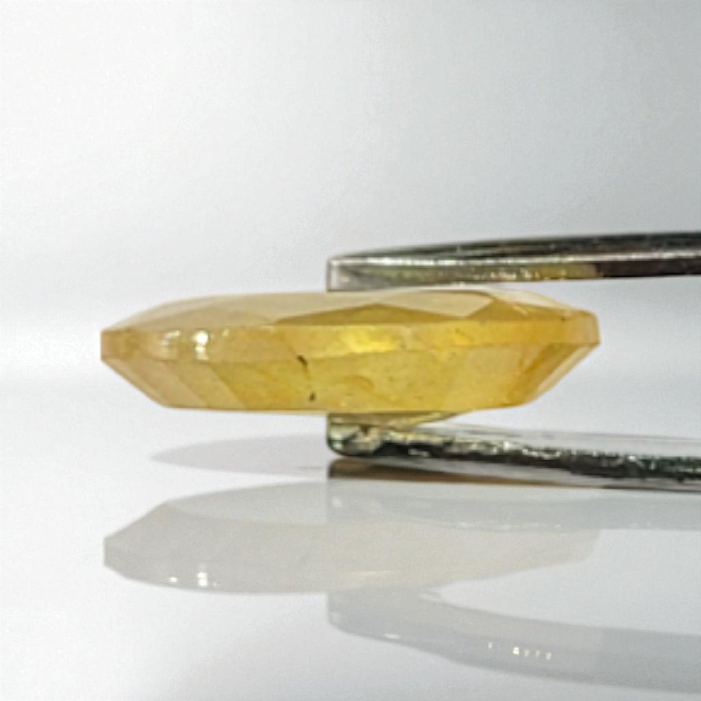 Natural Yellow Sapphire (Pukhraj) – 3.8 Carat | Oval Cut